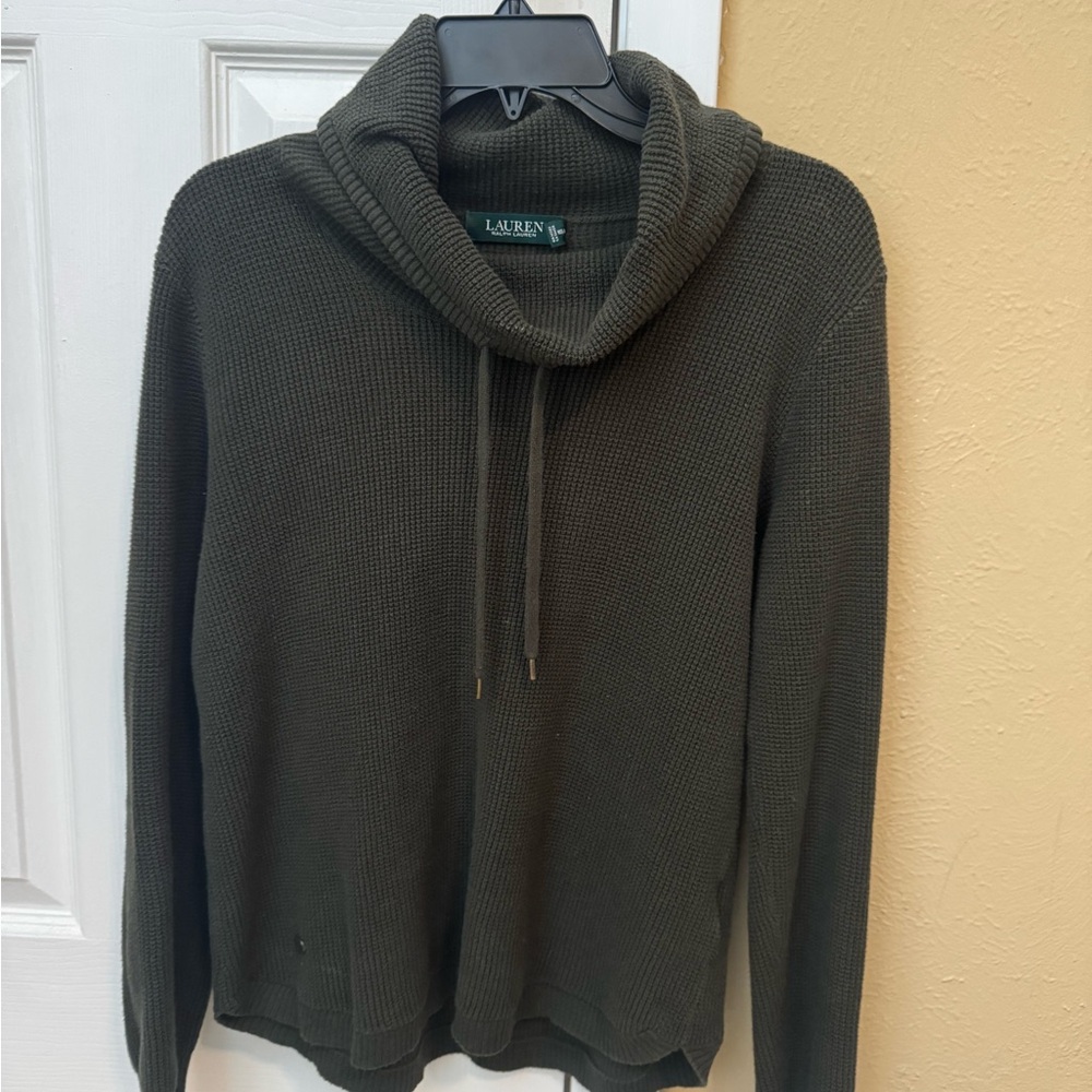 Ralph Lauren Dark Military Green Knit Sweater